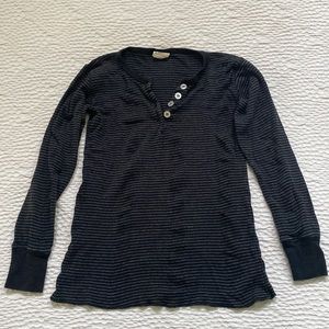 Edith A. Miller Large Henley shirt